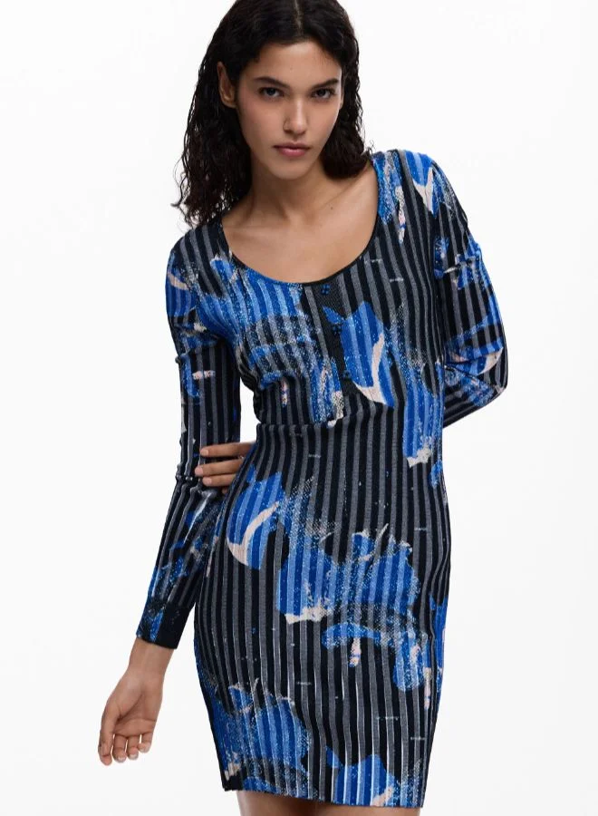 ديسيجوال فستان ميدي المطوي